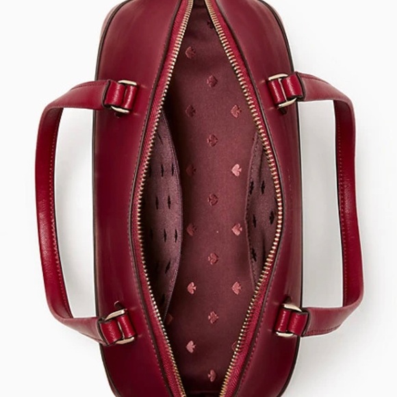 Authentic KATE SPADE leather top zip satchel/crossbody - Picture 7 of 13